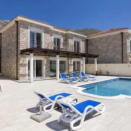 Vila Luxury Ragusa With Private Pool And Jacuzzi Near Dubrovnik *