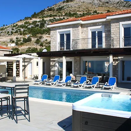 Luxury Ragusa With Private Pool And Jacuzzi Near Dubrovnik